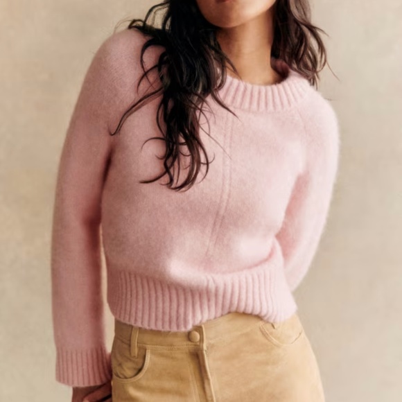 Sezane Sama Jumper Light Pink - Size S - Picture 1 of 5